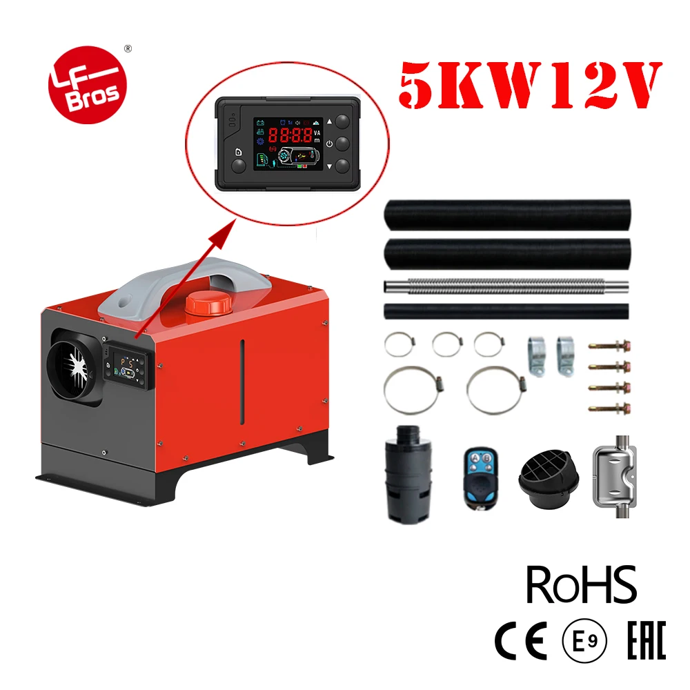 5kВт 12В 24В LF Bros Сухой Фен Китай дизельный переносной обогреватель