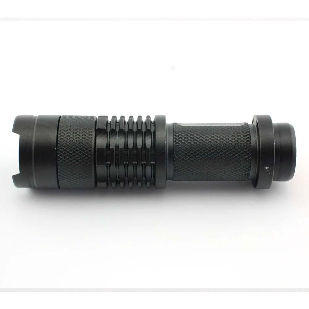 Customized Waterproof high quality outdoor Mini Black Led Flashlight Light Tactical Emergency Survival Flashlight Torch