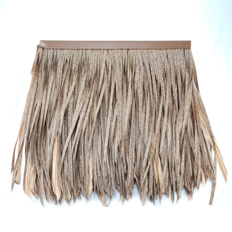 Wholesale waterproof fireproof artificial straw thatch roof synthetic synthetic straw roof