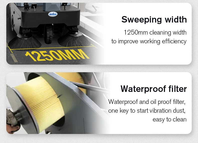 High Performance Durable Small Road Sweeper