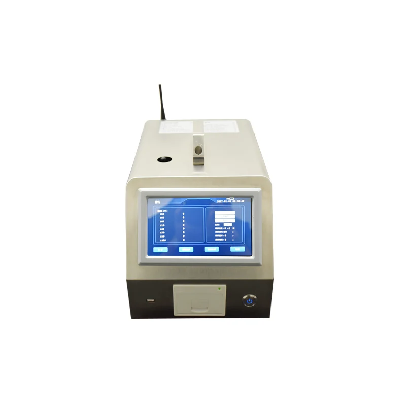 CLJ-2803 8 channels table top laser airborne particle counter for pharmaceutical factory