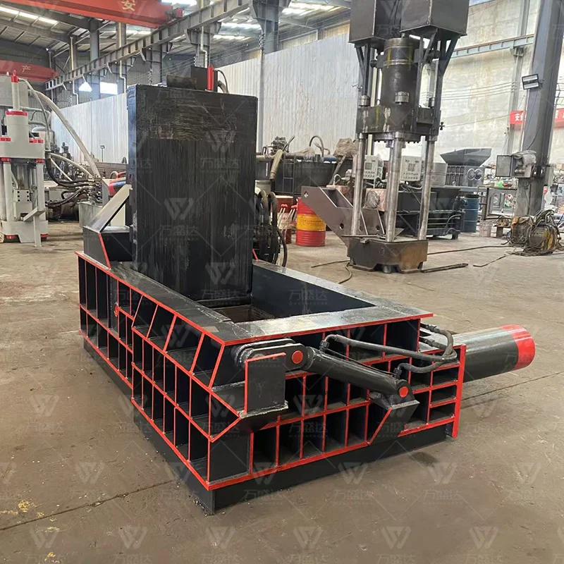 Fully Automatic Metal Shavings Swarf Compactor Machine Cast Iron Scrap Hydraulic Baling Press Machine