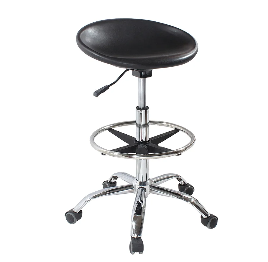 ESD Lab plastic stool silla de laboratorio medical stool saddle  PU lab chair commercial science lab stool tabouret laboratoire