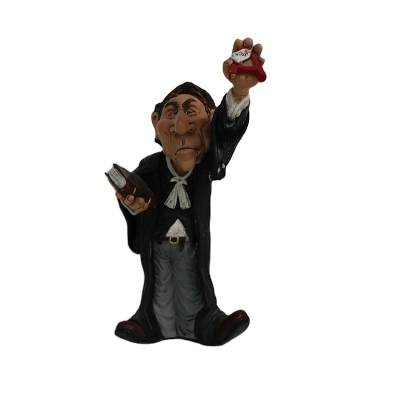 
Humorous Resin Lawyer Figurine Crafts And Gifts Resin Bobblehead Sculpture 