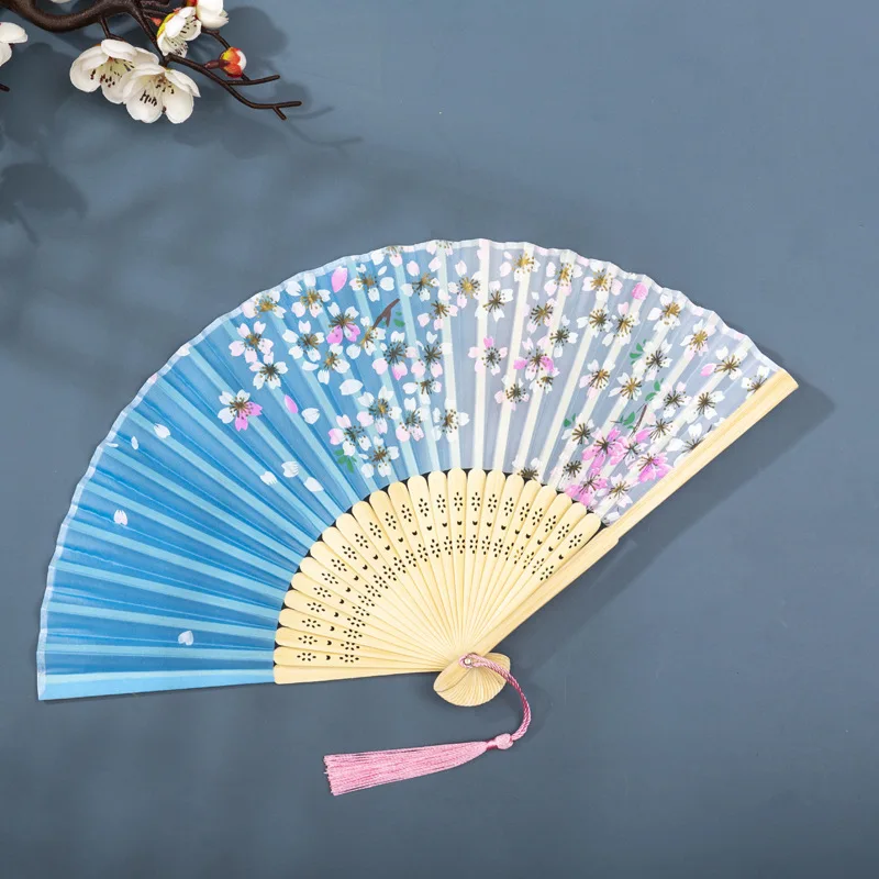Custom Printed Personalized Handfan Promotion Portable Custom Foldable Folding Wood Bamboo Wooden Fan Custom Hand Fan