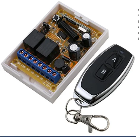 
DC 12V 24V 433MHZ 2CH On and Off On and Off Transmitter and Receiver 