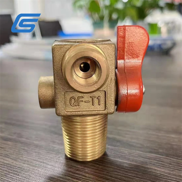 QF-T1 CNG Valve Used in Vehicle Cylinder 20MPa China Factory supply brass high pressure CNG Cylinder Valve
