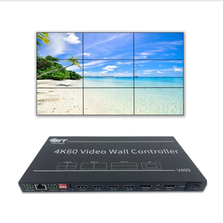 Светодиодный ЖК-телевизор 4 входа выхода 2x2 4x4 hdmi модульный мультимонитор
