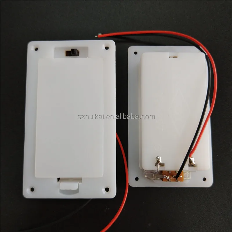 AA battery holder 2AA 3AA 4AA Embedded battery cell holder battery pack box with cable