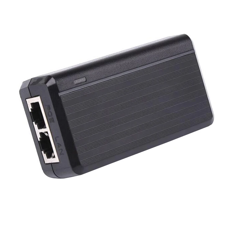 
ac dc wall power adapter 10/100/1000Mbps 48v 0.5a 24v 1a intertek poe injector power over ethernet 