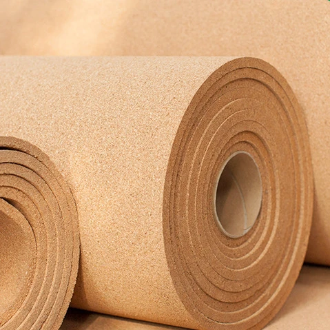 Factory Wholesale Nature Color Portugal Imported Cork Roll High Quality Cork Sheet Rolls Cork Board For Wall or Floor