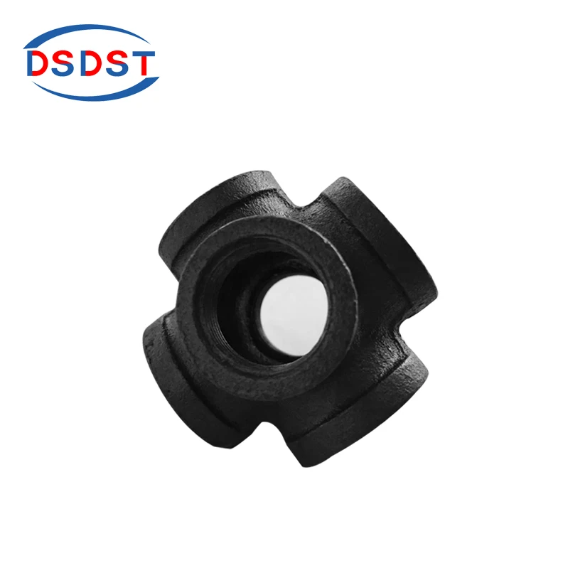 DSDST Natural black malleable cast iron metal pipe fittings 1/2 inch retro industrial home decor furniture Pipe fittings