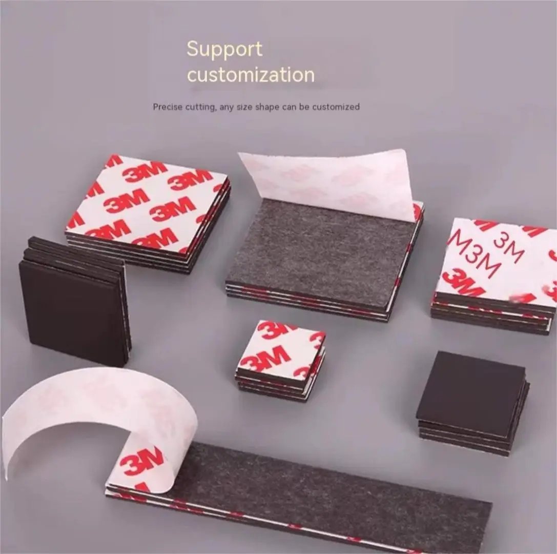 Fridge Wall Mount Magnet Plate Holder Magnetic Material Sticker Square Magnetic Sheet Self Adhesive Tape Flexible Rubber Magnet