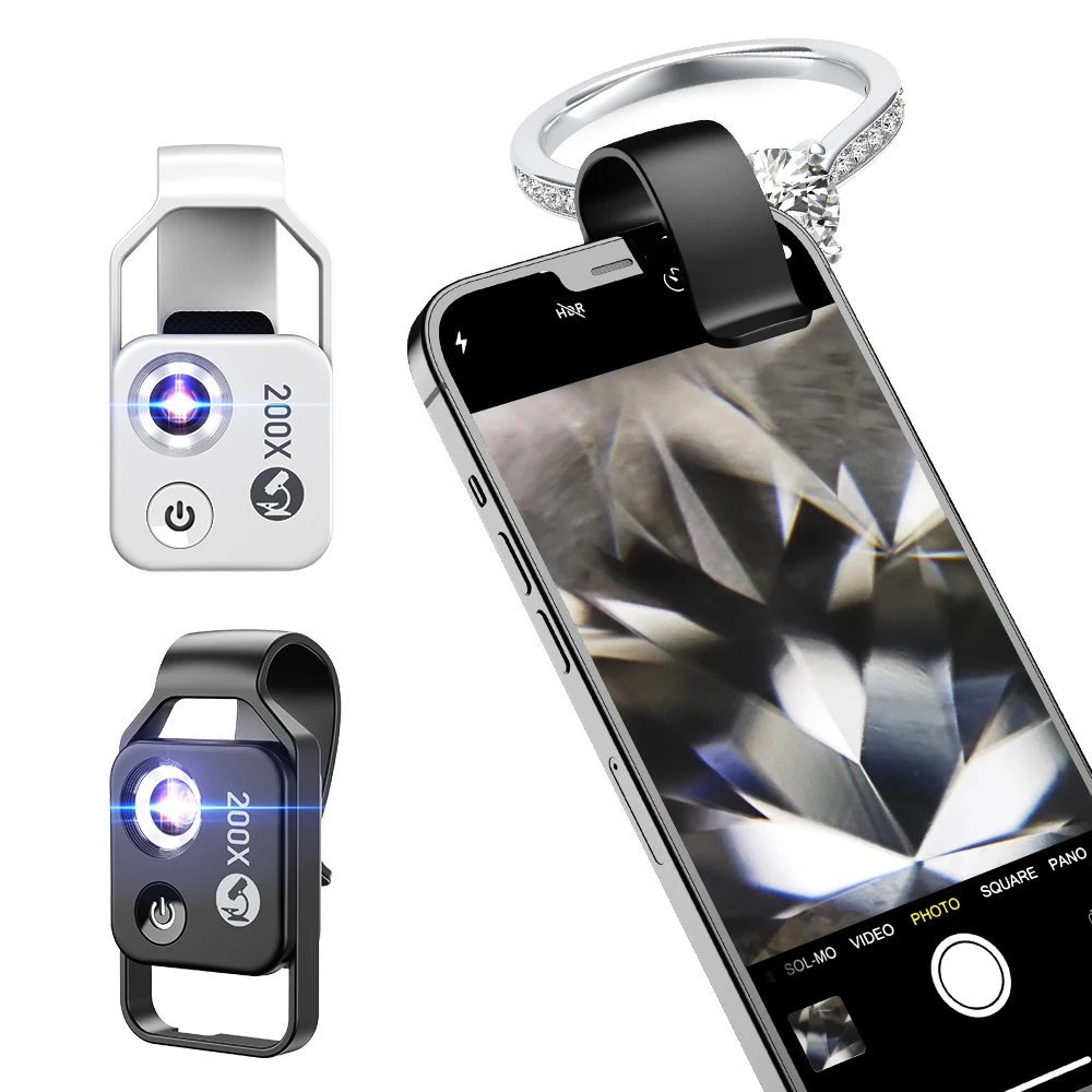 APEXEL High Quality High Definition Customization Smartphone Micro Camera Zoom Lens Photography Portable Phone Microscope Lens