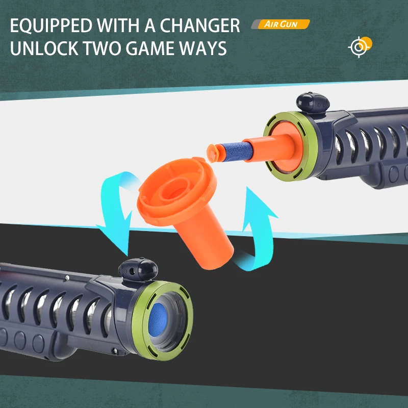 New Paintball Pistola Light Music Soft Bullet Shooting Game Toy Guns Plastic Ball Gun