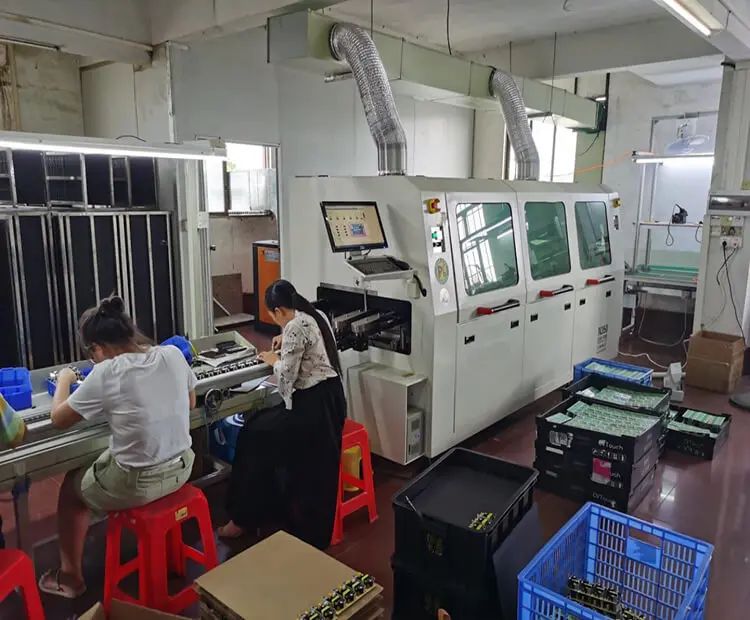 Dual Wave Soldering Machine 450 for LED driver, Dip line production line