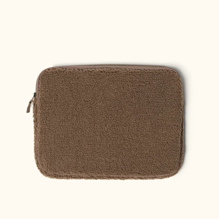 Fashion Zipper teddy Shockproof Notebook Bag Sleeve Pouch Laptop Case Tablet Pc Cover