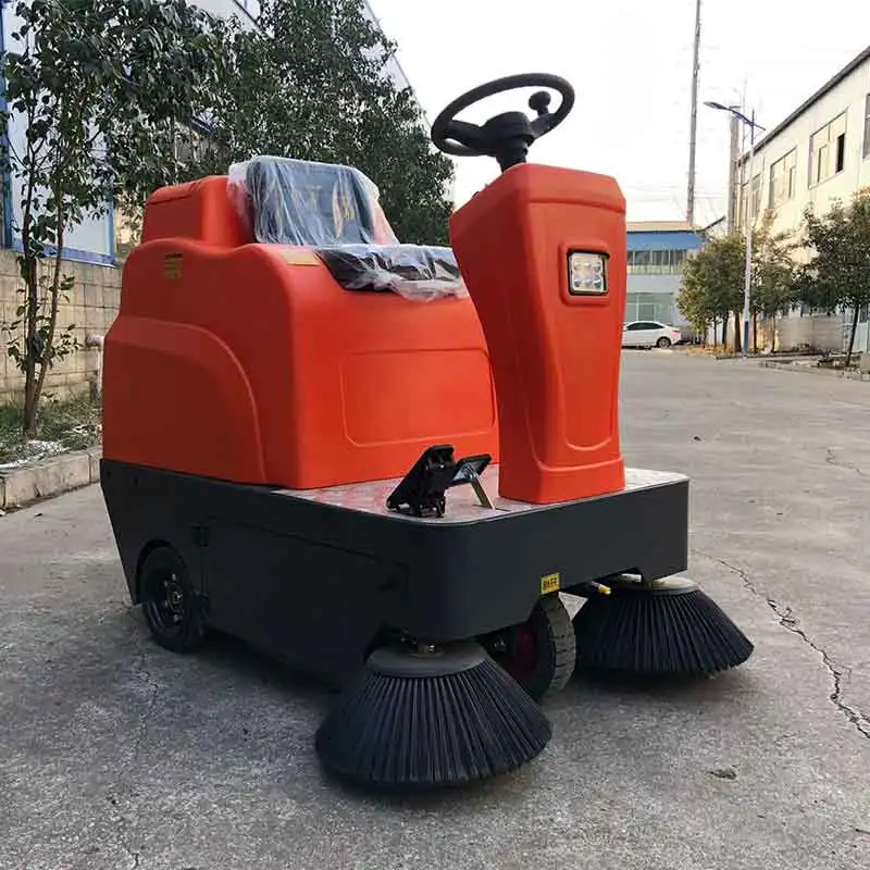 small street sweeper industrial sidewalk sweeper automatic ride on road sweeper floor cleaning machine