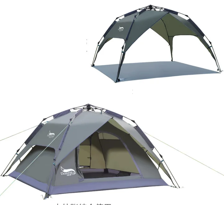 
Backpacking Large Family Waterproof Folding Military Automatic Beach Hiking Camping Tent 