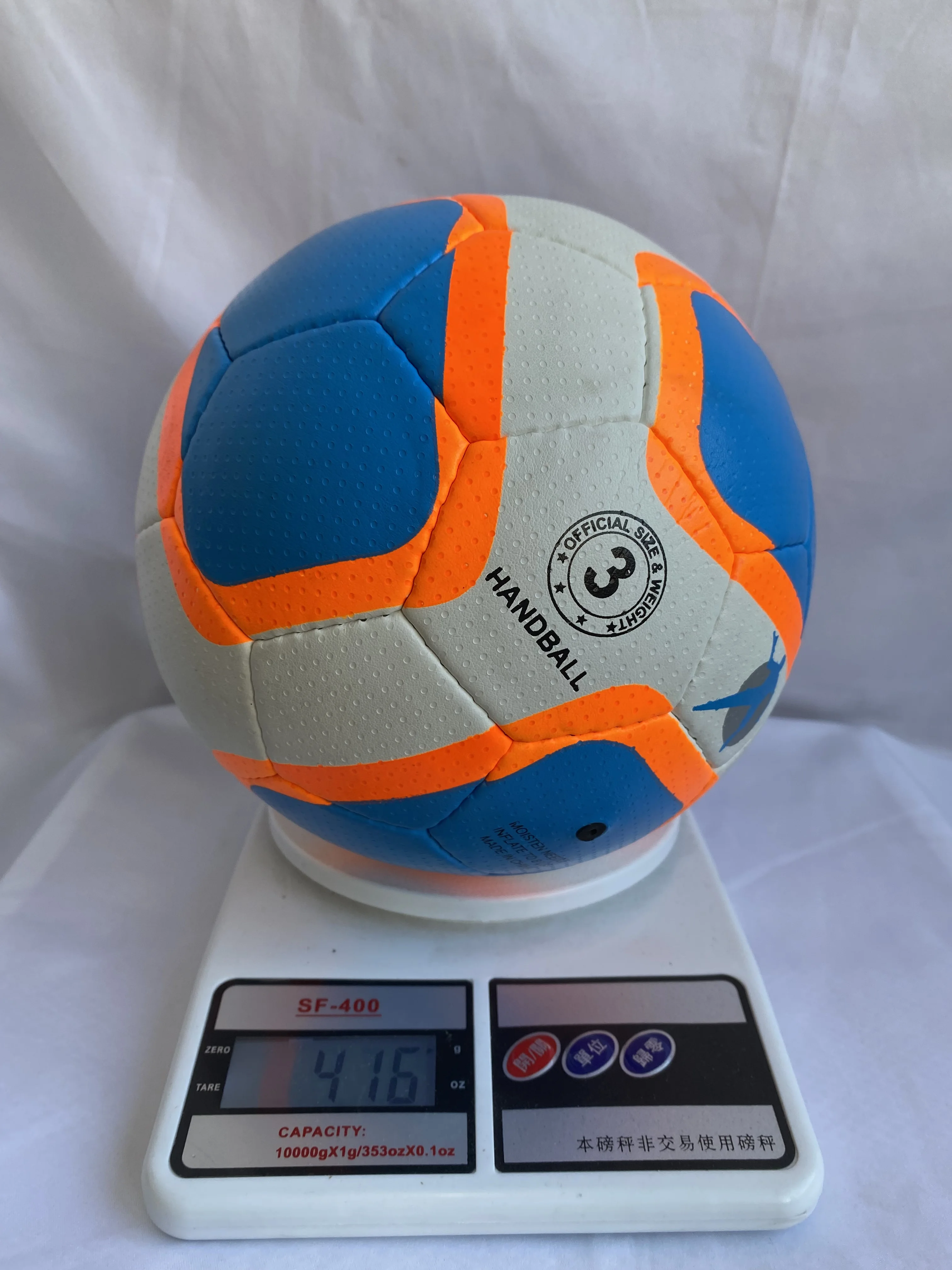 official Size weight size 3 PU hand stitched professional match adult hand ball handball