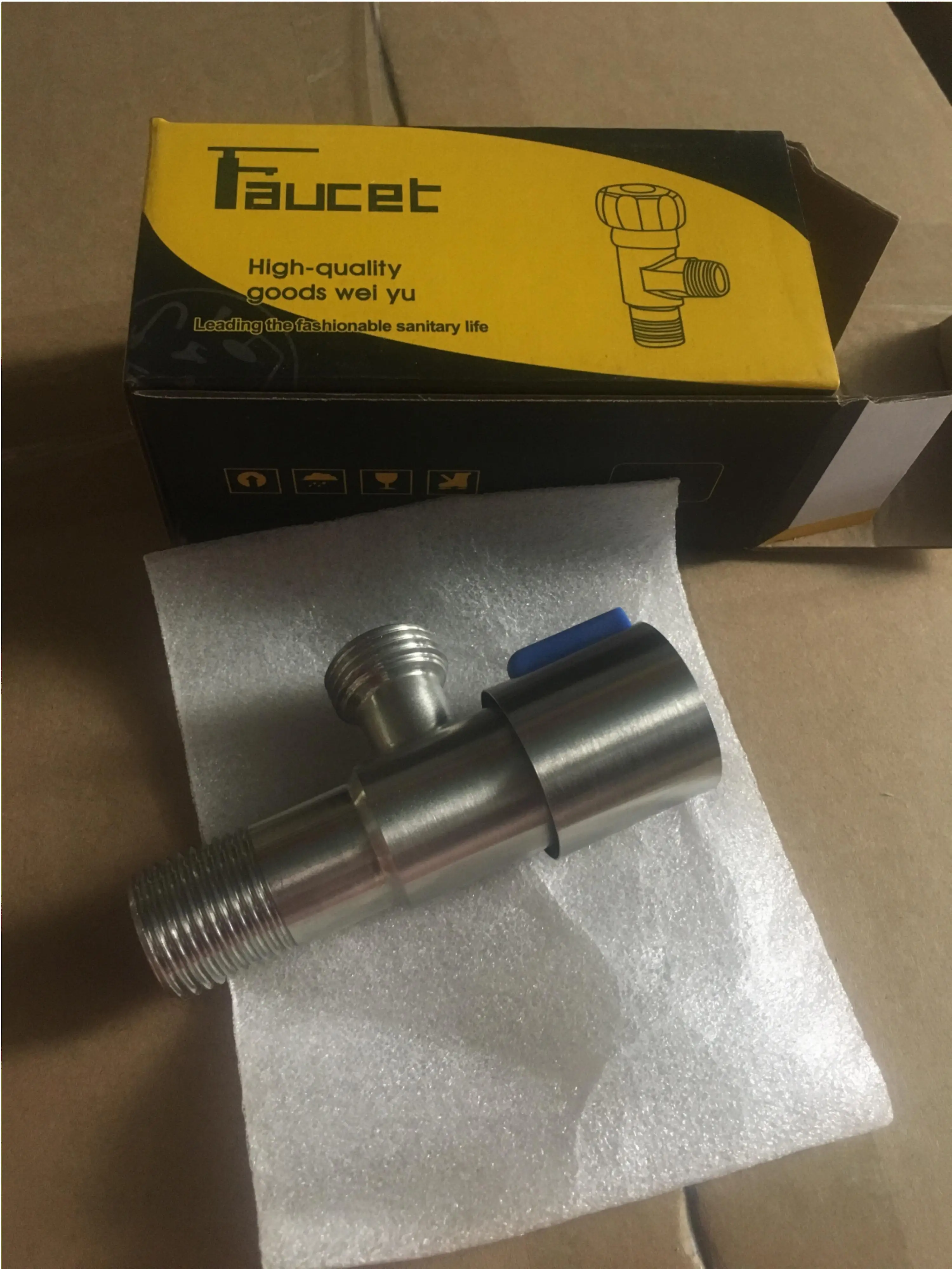 Cheap bathroom kitchen toilet usage thread 1/2 angle valve modern hot cold water 90 degree angle stop valve