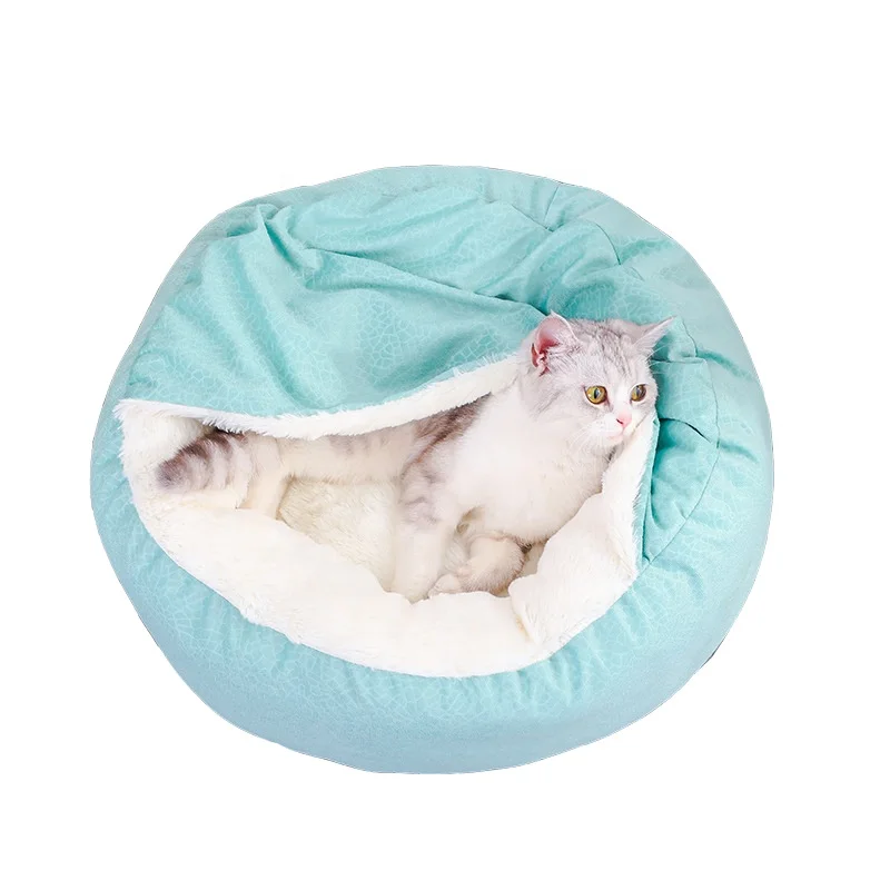 Round Shell Shaped Luxury Dog Bed Cozy Dog Bunk Bed Breathable Non-Slip Pet Bed for Dogs and Cats