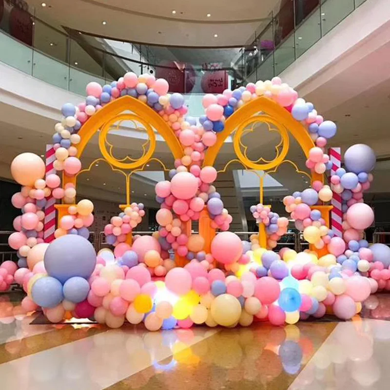 wholesale 100pcs 10inch bobo Macaron Color Round Wedding  happy Birthday Party Decoration Layout Rubber latex Balloons