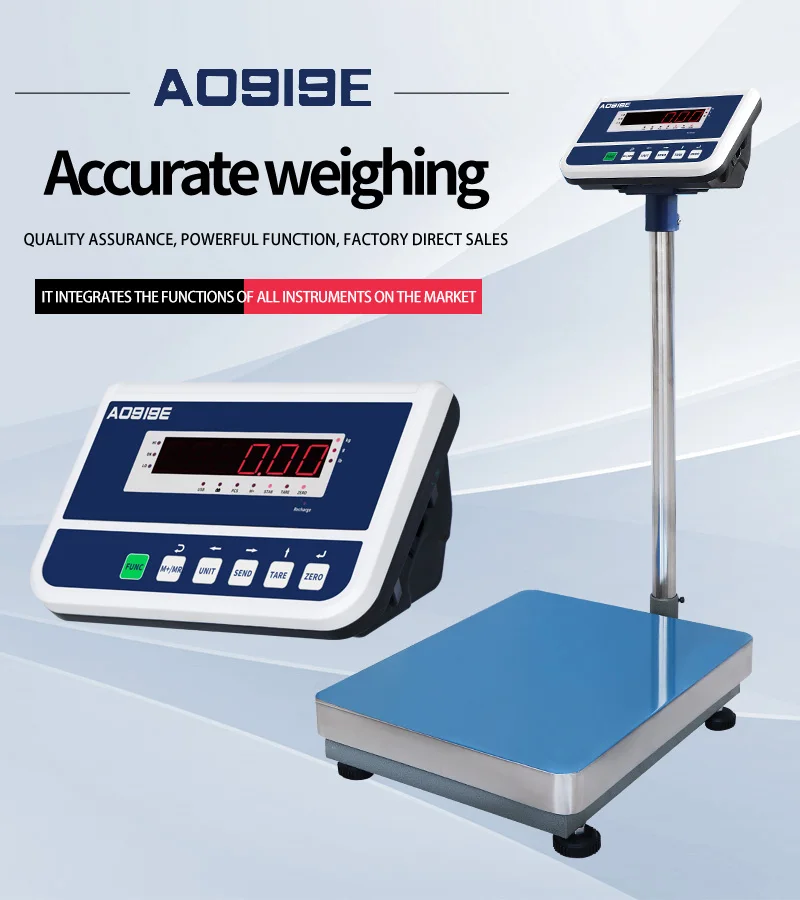 
Platform bench Scale Digital Weighing for Industry and market with printer 