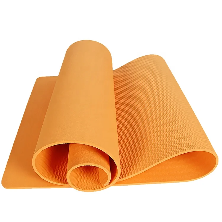 TPE yoga mat for exercising judo yoga good quality roll up clean easily customized yoga mat taekwondo mat