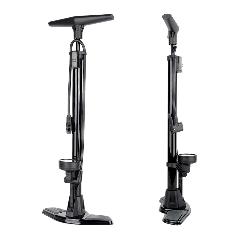 Multi-Purpose Air Nozzle Manual High Pressure Inflator Pump Mountain Highway Vehicle Bicycle Floor Type High Pressure Pump