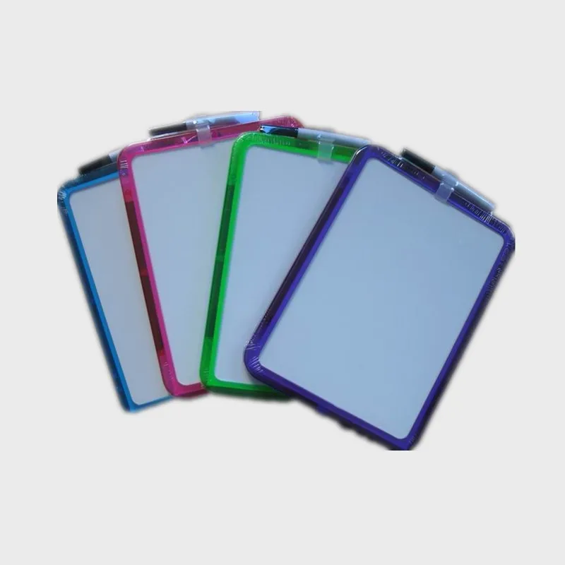 
classic non-magnetic whiteboard for classroom easy wipe-off with 1 marker 