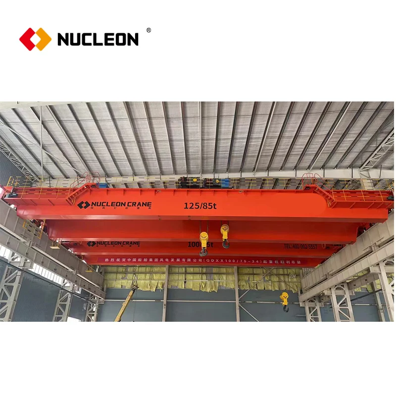 Nucleon 5 - 320 т в европейском стиле с двумя балками Электрический кран мостовой крюком для подъема