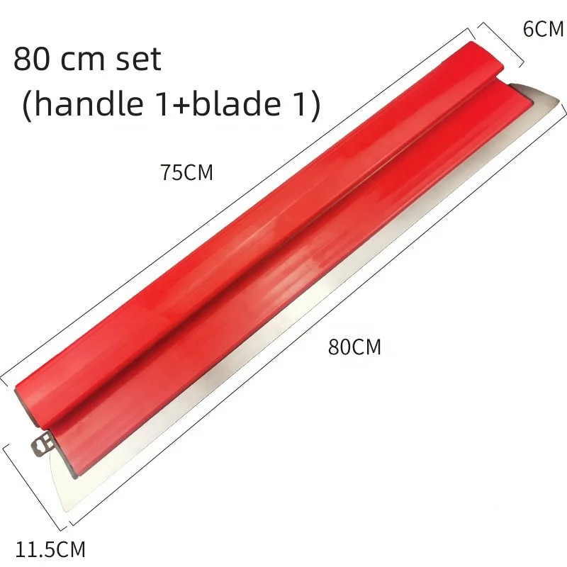High quality  0.5mm thickness changeable Stainless Steel blades Smoothing Skimming Spatula Plaster tools
