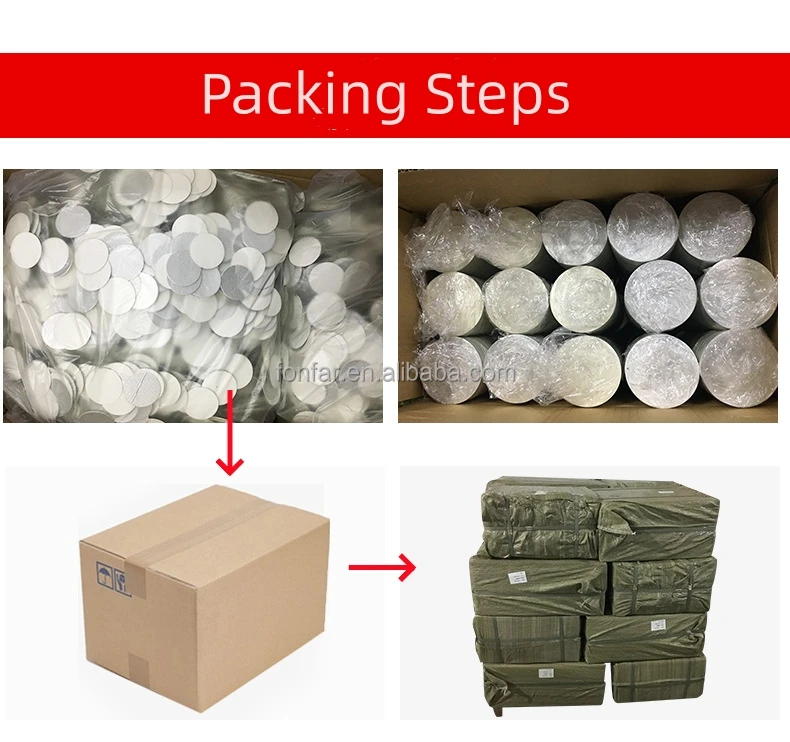 PP PET plastic bottle aluminum foil sealing gasket sealing film/PE foam gasket/glass bottle plastic cap sealing gasket