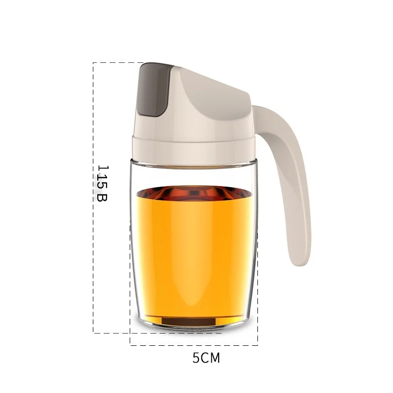 Supply Wholesale 300ml Automatic Opening And Closing Oil Bottle Kitchen Custom Logo