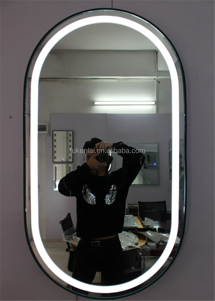 Fullkenlight Hotel Hallway Living Room Lighting Boom Mirror Smart Salon Mirror Bathroom Mirror