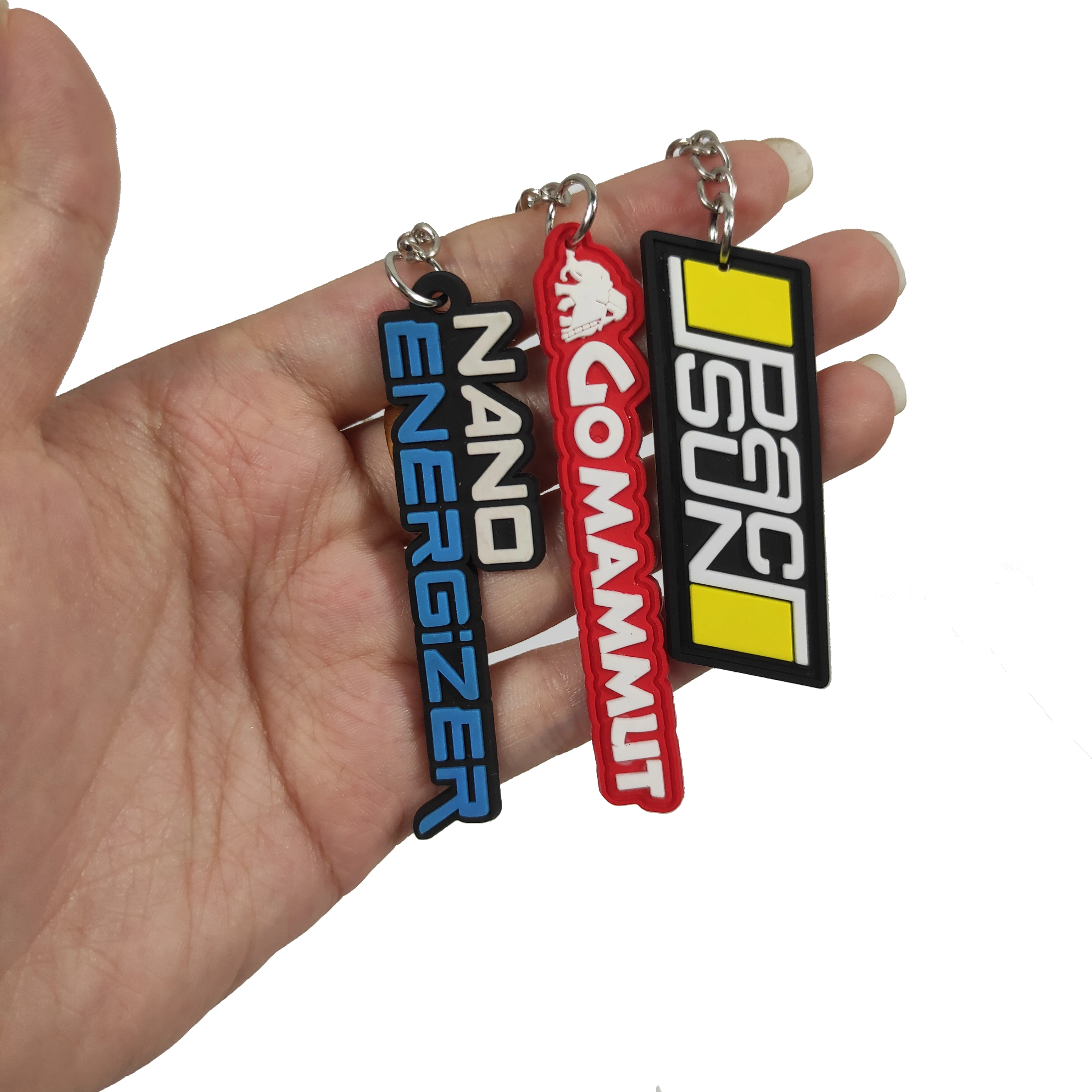 Custom logo keychain 3d pvc keychain Silicone Keyring pvc rubber key ring Personalized customizable keychain