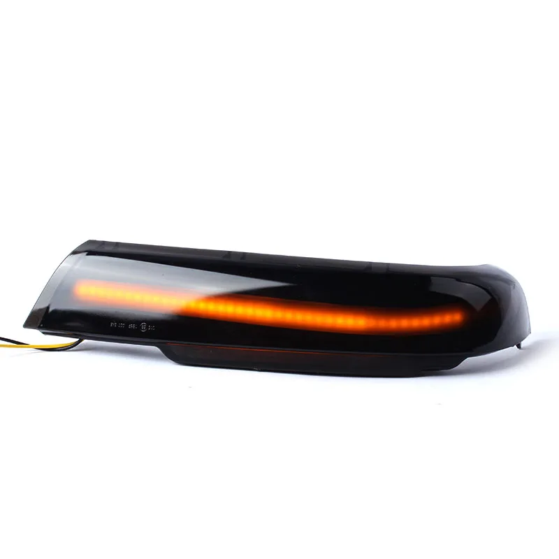 ADT Side Mirror Turn Signal Indicator Dynamic Sequential Smoked LED Light Amber Color For Touareg 7L 2003-2006