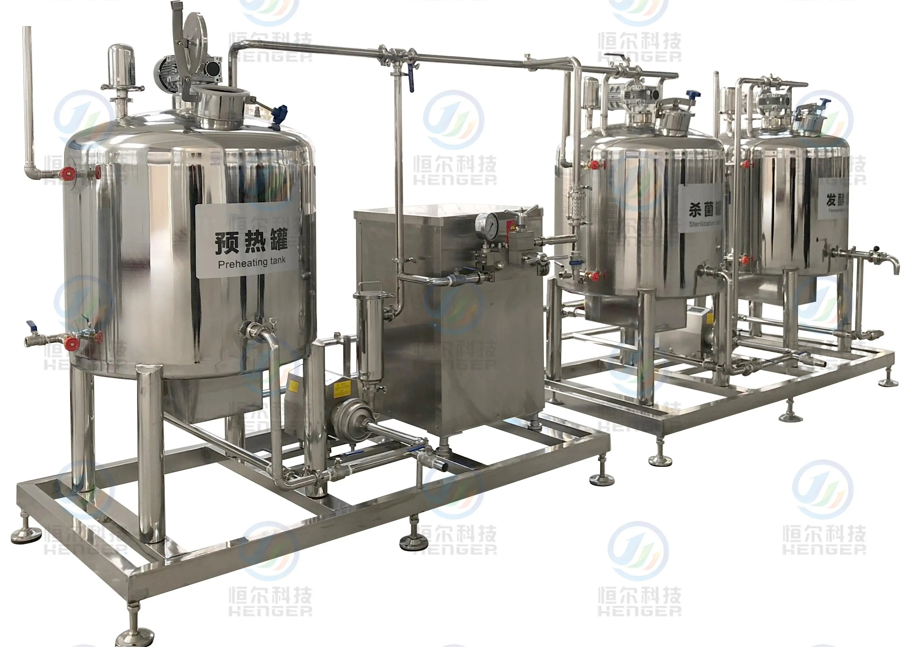 Full-set Small Yogurt Production Line Yogurt Making Machine