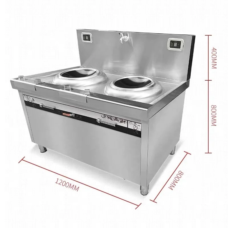 
hight power 380V 8KW stainless mobile heavy commercial kitchen equipment for cooking 