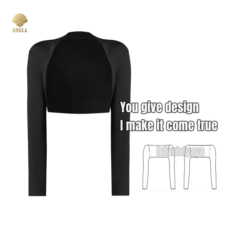 Luluxixiyaya Yoga Ballet Crop Mini Cardigan Elegant LULU Same Quality 87 Nylon Modest Waistcoat Women Shirts Blouses and Tops