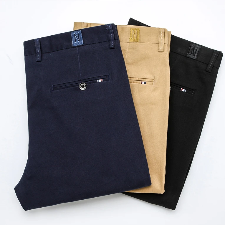 Daily Wear Casual Clothing Pants Solid Chino Pants Slim Mens Wholesale Pantalones De Hombre Men Pants Trousers