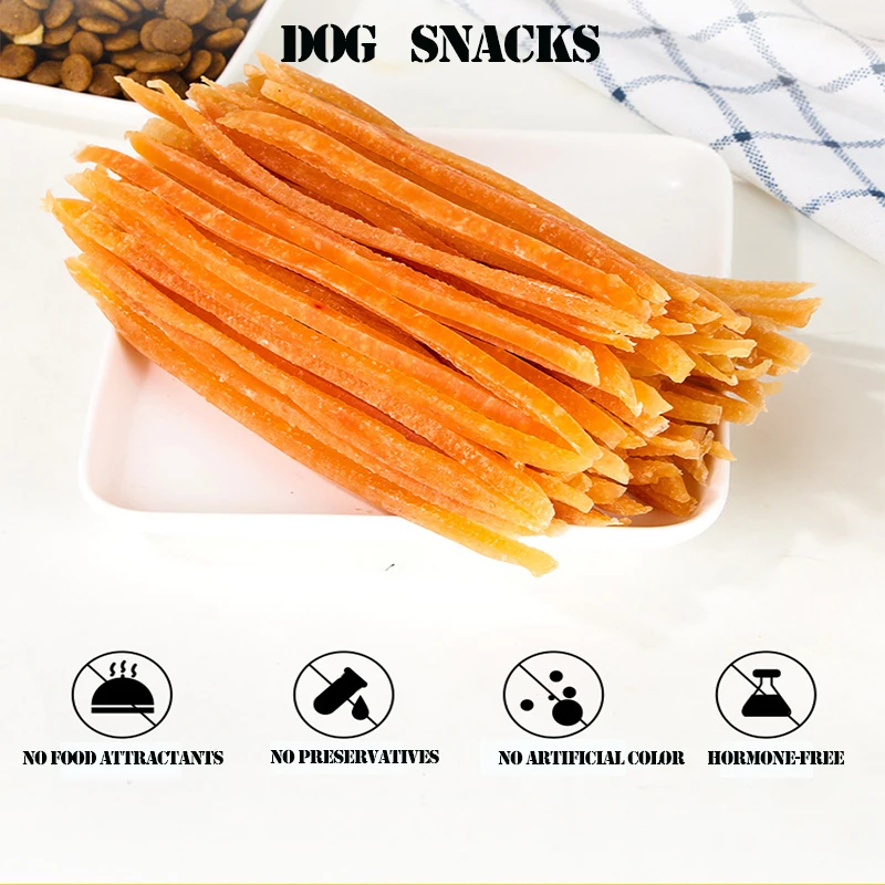 ODM OEM Dog snack   dry dog food beef roll  For training dogs to grind their teeth chicken wrapped cowhells molar stick