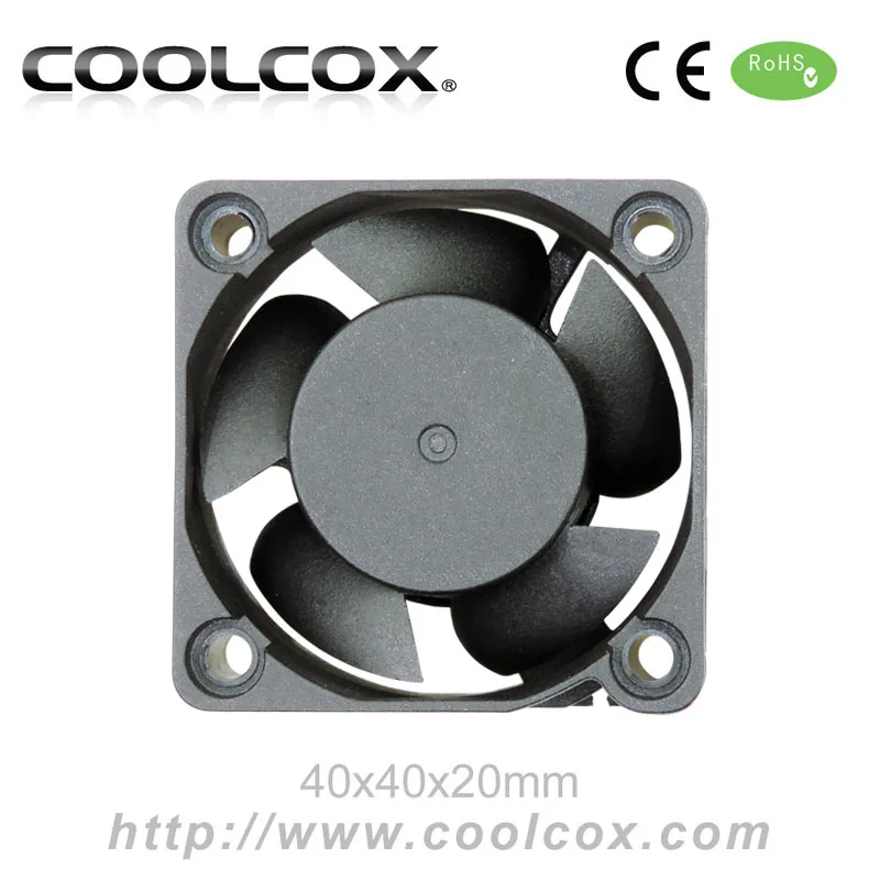 
CoolCox 40x40x20mm small Axial Fan 40mm,4020 DC 5V/12V/24V exhaust fan,dc 40mm brushless fan,bidet fan,car amplifier cooling fan 
