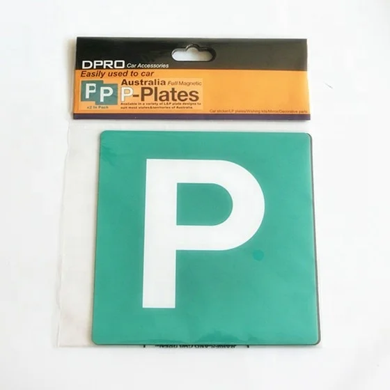 150mm Fully Magnetic New Driver P Plate Car Sticker