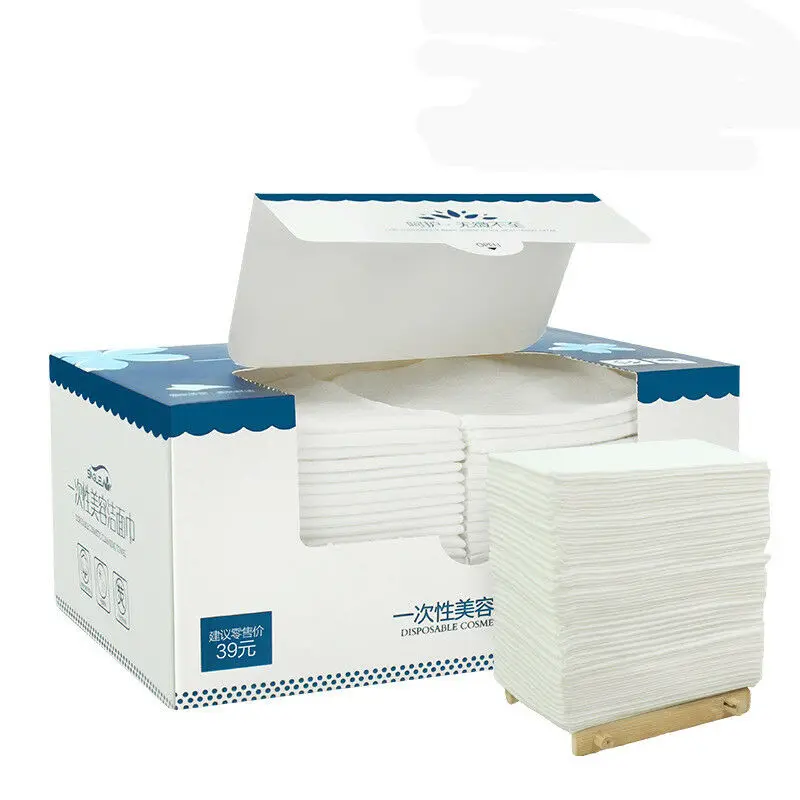 Disposable Face Towel Biodegradable Large Dry Face Wipes Clean Facial Towels