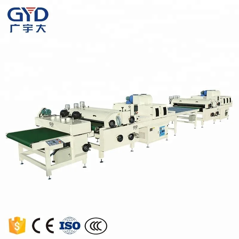 Automatic Uv Spray Coating Machine Cnc Painting Line Machine Plastic Coating Machine With Conveyor