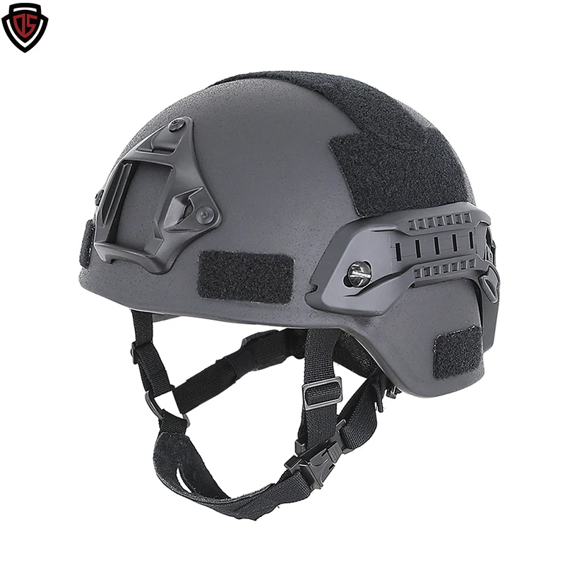 Double Safe Hot Sale Custom Outdoor protective Black MICH2000 Night Vision Security Tactical Helmet For Men