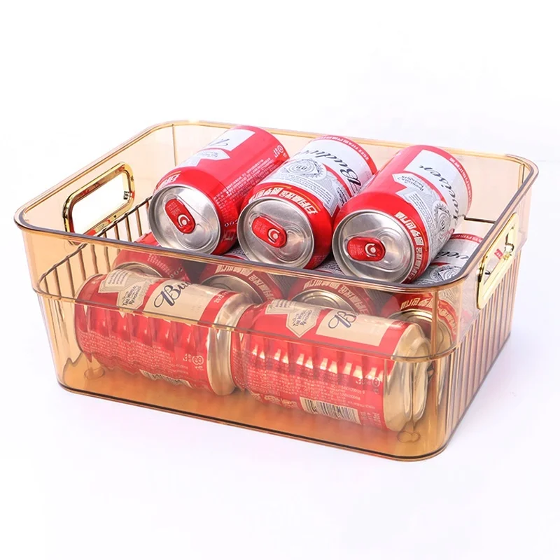 Wholesale transparent rectangular with handle multicolor hotel plastic pp ice buckets club for parties