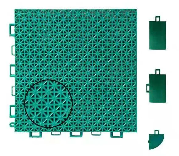 Factory PP plastic outdoor sports flooring basketball court assembly waterproof suspended portable